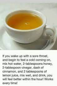 Stop A Cold In Its Tracks Cold Remedies Health Remedies Healthy