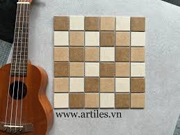 GẠCH MOSAIC GỐM SỨ MEN SỨ NÂU VÀNG – Artiles Tinh hoa từ đôi tay