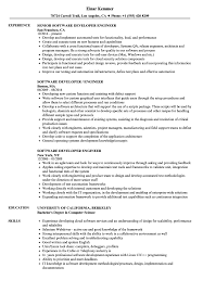 Software Developer Engineer Resume Samples Velvet Jobs