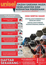 Objektif di akhir sesi ini, para peserta akan dapat: Neyra Shazeyra Ø¹Ù„Ù‰ ØªÙˆÙŠØªØ± Adik Adik Jom Sambung Ikazah Sarjana Muda Keselamatan Kesihatan Pekerjaan Di Unisel Boleh Baca Kelayakan Minimum Dibawah Daftar Sekarang Di Https T Co Cjfhiuewy7 Oshuniselawesome Daribiasakeluarbiasa Https T