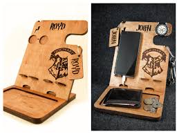 Custom Dock Station Personalized Gadget Organizer Gift Set Wallet Station Custom Anniversary Boyfriend Birthday Husband