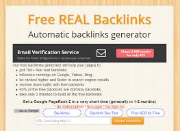 You will get backlinks from well established websites that are frequently crawled by google. Top 21 Sites For Free Backlinks Online 2017 Updating List Yeah Hub
