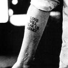 Joy Division Song Love Will Tear Us Apart Tattoo Joy Division Tattoo Tattoos Joy Division