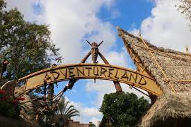 Permits Filed For Demolition Of Adventureland Sign At Disneyland Park Ahead Of Star Wars Galaxy S Edge Opening Disneyland Park Disneyland Vintage Disneyland