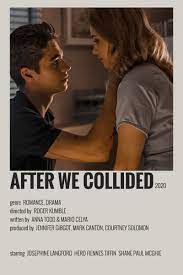 After We Collided Poster Movie Posters Minimalist Movie Poster Wall Film Poster Design