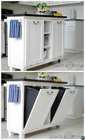 If you're a little low on space, it's a good idea to look out for slim, rectangular. 21 Diy Kitchen Decoration Ideas Live Diy Ideas Recycled Kitchen Kitchen Design Small Kitchen Trash Cans