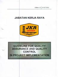 New items are are pending until approved. Qaqc Guideline Jkr Sarawak