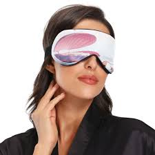 Amazon.com: JULYTO Máscara para dormir con bloqueo de luz, concha de perla,  máscara de ojos rosa para dormir con correa ajustable, arena de mar, suave  y ligera, cubierta para los ojos vendados