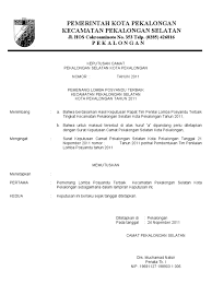 Contoh surat keputusan penetapan pemenang lomba kumpulan cute766. Sk Pemenang Posyandu