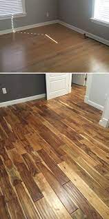 Tobacco road acacia flooring refers to the selected grade short leaf acacia floor plank with kind of cream white sapwood and light golden yellow hues.all the wood planks are specially selected to keep the general uniform look.hand scraped tobacco road acacia is regarded as the best acacia flooring variety among all acacia flooring series. Pin On Flooring