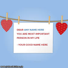 Latest eid ul adha cards with name editing from the free online eid ul adha card collection. Happy Birthday Wishes Card With Name Edit
