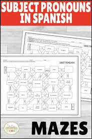 Are You Looking For Activities To Practice Subject Pronouns With Your Spanish Class Spanish Subject Pronouns Spanish Lesson Plans High School Spanish Classroom