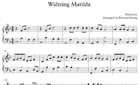 Waltzing matilda is a very popular song in my studio. Waltzing Matilda Banjo Paterson Piano Notestoreuk