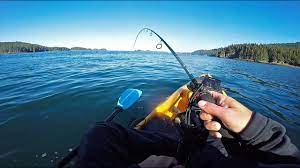 Ocean Kayak Fishing 100ft Deep Youtube