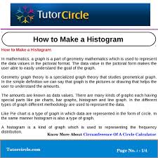 How To Make A Histogram By Tutorcircle Team Issuu