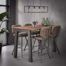 industriele boomstam bartafel judge 147 x 80cm sohome home decor keuken bartafel woonkamer keuken bartafel