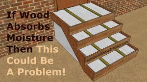 Wood over concrete tends to suffer from moisture issues (cupping, warping, etc.), so to do it properly i would recommend replacing the concrete steps rather than covering them. Watch This Video Before Covering Concrete Stairs With Wood Home Remodeling Ideas Youtube