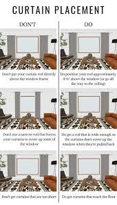 The Do S Don Ts Of Curtain Placement Nadine Stay Bedroom Furniture Placement Curtains Living Home Decor Tips