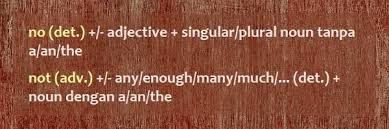 Keduanya dihubungkan oleh conjunction (kata sambung). No Dan Not Pengertian Penggunaan Contoh Kalimat Bahasa Inggris