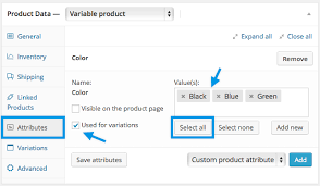Variable Product Woocommerce Docs Variables Woocommerce Web Design Resources