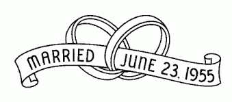 This Cemetery Memorial Design Features A Pair Of Wedding Bands With A Ribbon With Plenty Of Room For A Custom Weddi Headstones Cheap Headstones Flat Headstones