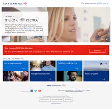 Bank of america is the marketing name for the global banking and global markets business of bank of america corporation. Bank Of America Website Design Tagebuch