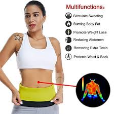 Waist Trainer Slimming Body Shaper Neoprene Sport Sauna Sweat Belt Workout Fitness Waist Trimmer Corset For Weight L Waist Trainer Body Shapers Waist Trimmer