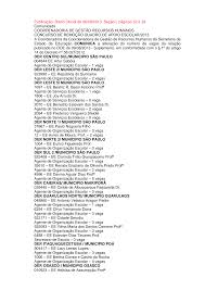 Publicação: Diário Oficial de 06/09/2013, Seção I, páginas 32 e 33  Comunicado COORDENADORIA DE GESTÃO RECURSOS HUMANOS CO