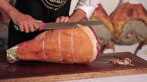 English Tutorial Preparing And Slicing Parma Ham Youtube