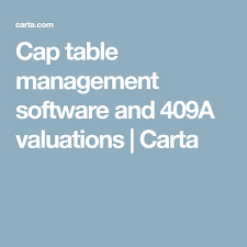 Cap Table Management Software And 409a Valuations Carta Management How To Plan Equity