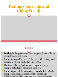 Thus, you will get many disadvantages of dating in high school, but it depends on you and your lovers tho. Lecture 7 Dating Courtship And Going Steady Courtship Social Psychology