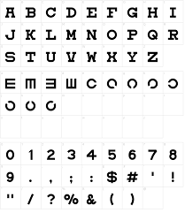 eyechart font download