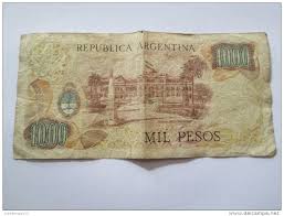 The nigerian naira (iso code: Argentina 1000 Mil Pesos Republica Argentina 90308387g