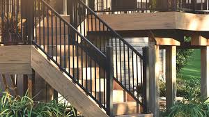 Super view stainless steel cable systems. Metal Stair Railing Outdoor Porch Railing Decksdirect