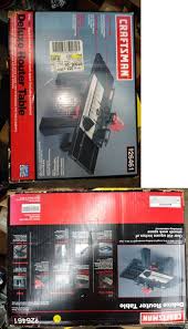 Router Tables 75680 Nib Craftsman 926461 Deluxe Bench Top Aluminum Router Table Made In Usa Buy It Now Only 99 On Ebay Router Table Router Router Tables