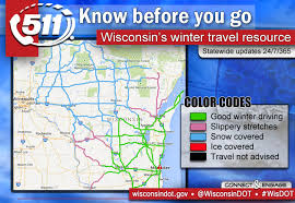 Us state of wisconsin map. Wisconsin Dot On Twitter Travel Information Breakdown Of Color Coding On 511wi Winter Road Conditions Map Only At Http T Co Yk1s3hfa7v Http T Co Kwhu74eks3