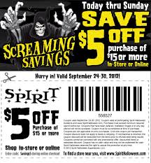 5 Off 15 At Spirit Halloween Stores Or Online Via Checkout Promo Savings5 Coupon Via The Cou Spirit Halloween Halloween Spirit Store Spirit Halloween Coupon