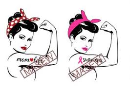 Download Rosie The Riveter Svg Rosie Svg Rosie Cricut Breast Cancer Svg Cancer Svg Pink Ribbon Svg