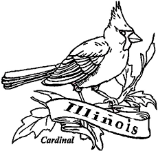 38+ illinois coloring pages for printing and coloring. Cardinal Bird Of Illinois Coloring Page Coloring Sun