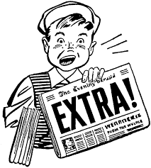 Newspaper design template vector modern newspaper layout template financial articles business information world news economy headlines blank spaces for images isolated illustration. Newspaper Clipart Extra Extra Read All About It Newspaper Extra Extra Read All About It Transparent Free For Download On Webstockreview 2021