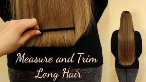 Long hair with long layers adds movement and bounce without sacrificing length. Measure And Trim Long Hair Youtube