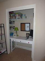 Maybe you would like to learn more about one of these? 20 Interesting Closet Ideas On Pinterest Home Office Closet Office Desk Decor Closet Desk