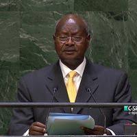 At a past interview, he thanked his wife janet for raising great children and building the family. Yoweri Kaguta Museveni C Span Org