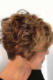 Side parted curly blonde bob. Short Curly Hairstyles For Women Over 50 Short Induced Info