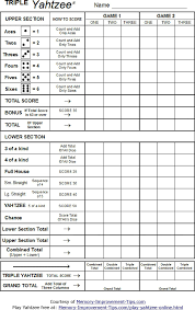 Download and play this free yahtzee hd game and enjoy all the fun strategy elements that come along with this classic dice game. Yahtzee Score Sheets Template Free Download Artofit