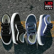 For the vans brand identity, millions of consumers immediately recognize the iconic brand colors, sidestripe logo, and off the wall brand elements. Free Shipping Vans Fans Skool V Velcro Low To Help Canvas Shoes Shopee Malaysia