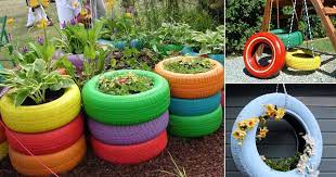 Adjust the pond liner as the water fills the tire, folding and creasing the liner as necessary so it lies flat. 8 Tire Garden Ideas You Must Look At Balcony Garden Web