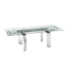 Maybe you would like to learn more about one of these? Must Have Modern Astor Stainless Steel Extendable Motorized Dining Table In Clear From Casabianca Furniture Accuweather Shop
