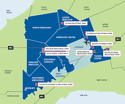 View london, ontario on the big map. Mapping Middlesex County