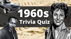 Perhaps it was the unique r. 1960s Trivia Quiz 30 Multiple Choice Questions Answers Youtube